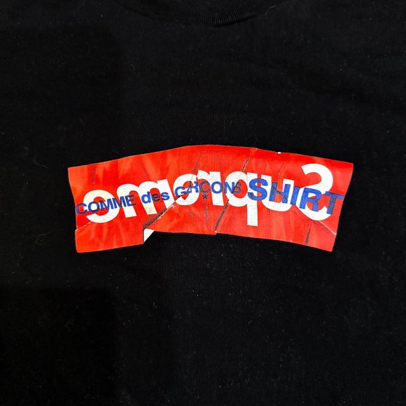 Supreme Comme Des Garcons CDG Shirt Box Logo size small - Picture 3 of 5